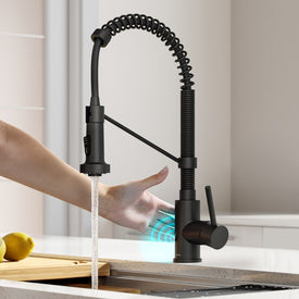 Bolden Touchless Sensor Commercial Pull Down Single Handle 18" Kitchen Faucet