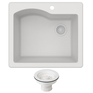 KGD-441WHITE-PST1-WH Kitchen/Kitchen Sinks/Undermount Kitchen Sinks
