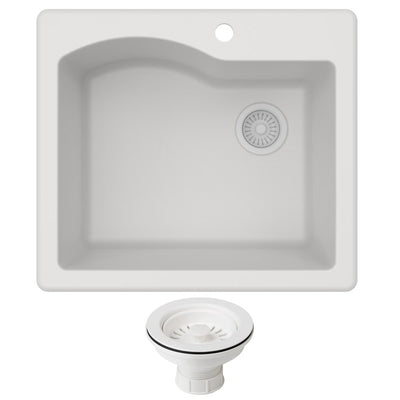 Product Image: KGD-441WHITE-PST1-WH Kitchen/Kitchen Sinks/Undermount Kitchen Sinks