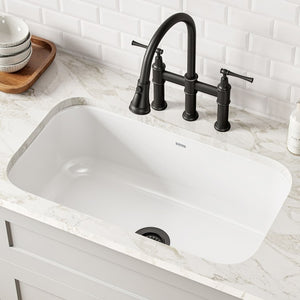KEU14WHITE Kitchen/Kitchen Sinks/Undermount Kitchen Sinks