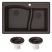 KGD-442BROWN-PST1-BR Kitchen/Kitchen Sinks/Undermount Kitchen Sinks