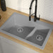 KGD-442GREY-PST1-GR Kitchen/Kitchen Sinks/Undermount Kitchen Sinks