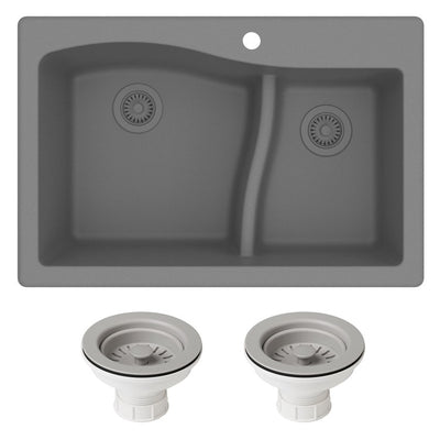 Product Image: KGD-442GREY-PST1-GR Kitchen/Kitchen Sinks/Undermount Kitchen Sinks
