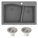 KGD-442GREY-PST1-GR Kitchen/Kitchen Sinks/Undermount Kitchen Sinks