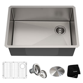 Standart Pro 27" Single Bowl 16-Gauge Stainless Steel Undermount Kitchen Sink