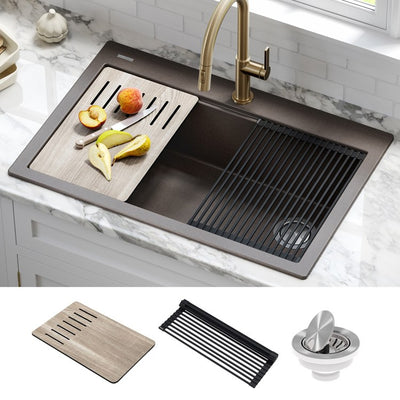 Product Image: KGTW2-33MBR Kitchen/Kitchen Sinks/Drop In Kitchen Sinks