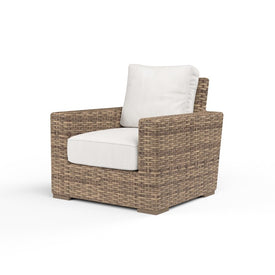 Havana Club Chair with Cushions - Canvas Flax