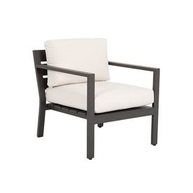 Mesa Club Chair with Cushions - Cast Pumice