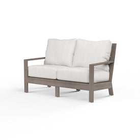 Laguna Loveseat with Cushions - Canvas Flax