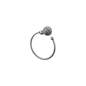 Tuscany Towel Ring - Antique Pewter
