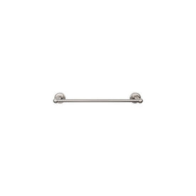 Edwardian 30" Single Towel Bar with Rope Backplate - Brushed Satin Nickel