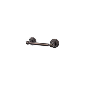 Edwardian Toilet Paper Holder with Hex Backplate - Oil Rubbed Bronze