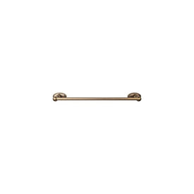 Edwardian 30" Single Towel Bar with Oval Backplate - German Bronze