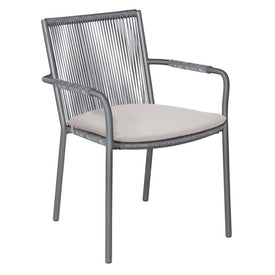 Stockholm Outdoor Dining Arm Chairs Set of 2