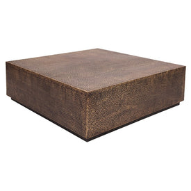 Molten Ingot Square Outdoor Cocktail Table