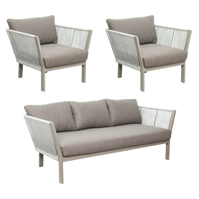 Product Image: 620FT014P2LGDG Outdoor/Patio Furniture/Patio Conversation Sets