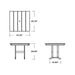FDT37GY Outdoor/Patio Furniture/Outdoor Tables