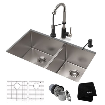 Product Image: KHU103-33-1610-53SSMB Kitchen/Kitchen Sinks/Undermount Kitchen Sinks
