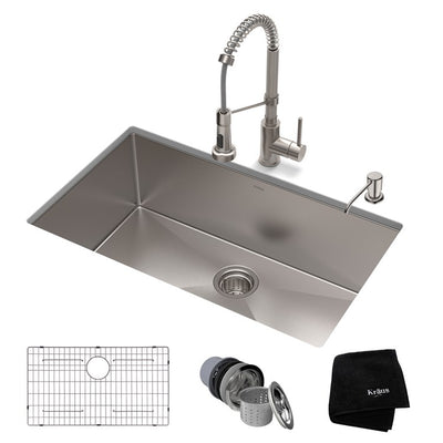 Product Image: KHU100-30-1610-53SS Kitchen/Kitchen Sinks/Undermount Kitchen Sinks