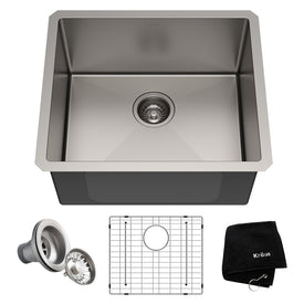 Standart Pro 21" Single Bowl 16-Gauge Stainless Steel Undermount Kitchen Sink