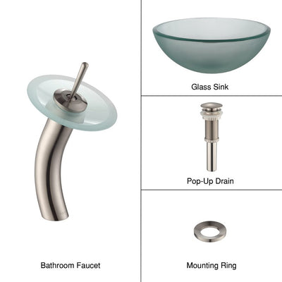 Product Image: C-GV-101FR-14-12mm-10SN Bathroom/Bathroom Sinks/Vessel & Above Counter Sinks