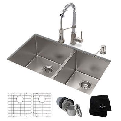 Product Image: KHU103-33-1610-53SSCH Kitchen/Kitchen Sinks/Undermount Kitchen Sinks