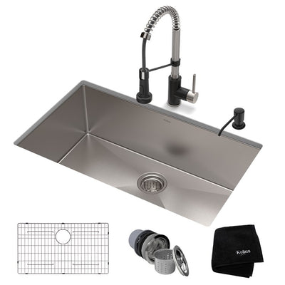 Product Image: KHU100-30-1610-53SSMB Kitchen/Kitchen Sinks/Undermount Kitchen Sinks