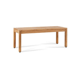 Dane Two-Person Teak Outdoor Bench