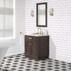 CH30A-0600BK Bathroom/Vanities/Single Vanity Cabinets with Tops