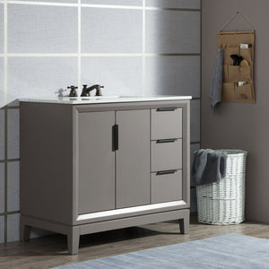VEL036CWCG12 Bathroom/Vanities/Single Vanity Cabinets with Tops