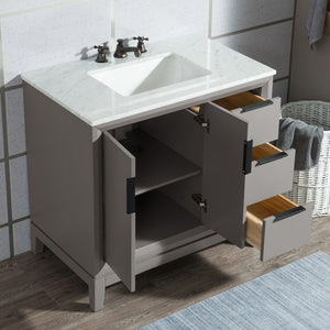 VEL036CWCG12 Bathroom/Vanities/Single Vanity Cabinets with Tops