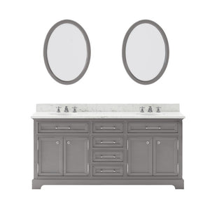 DERBY72GB Bathroom/Vanities/Double Vanity Cabinets with Tops