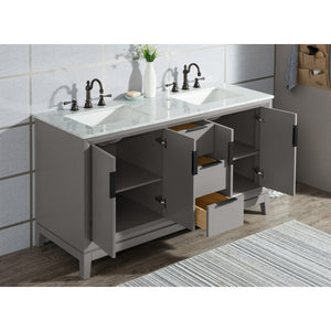 VEL060CWCG27 Bathroom/Vanities/Double Vanity Cabinets with Tops