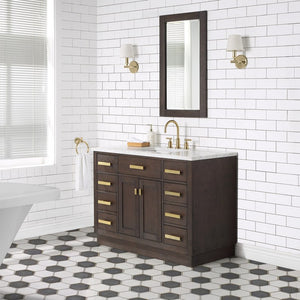 CH48A-0600BK Bathroom/Vanities/Single Vanity Cabinets with Tops
