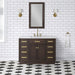 CH48A-0600BK Bathroom/Vanities/Single Vanity Cabinets with Tops