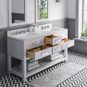 MADALYN60WC Bathroom/Vanities/Double Vanity Cabinets with Tops