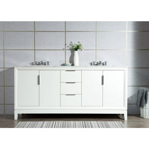 VEL072CWPW07 Bathroom/Vanities/Double Vanity Cabinets with Tops