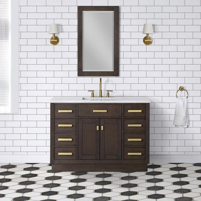 CH48D-0614BK Bathroom/Vanities/Single Vanity Cabinets with Tops