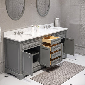 DERBY72GF Bathroom/Vanities/Double Vanity Cabinets with Tops