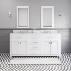 MADISON72W Bathroom/Vanities/Double Vanity Cabinets with Tops
