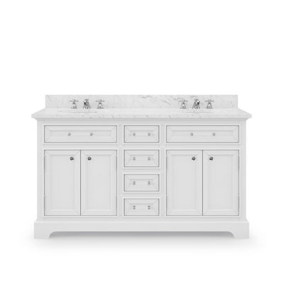 DERBY60W Bathroom/Vanities/Double Vanity Cabinets with Tops