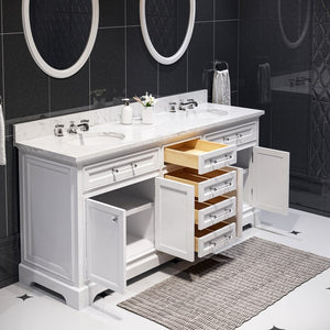 DERBY72WB Bathroom/Vanities/Double Vanity Cabinets with Tops