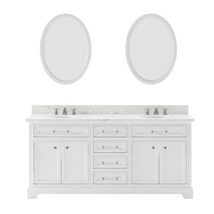 DERBY72WB Bathroom/Vanities/Double Vanity Cabinets with Tops