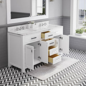 MADISON60WBF Bathroom/Vanities/Double Vanity Cabinets with Tops