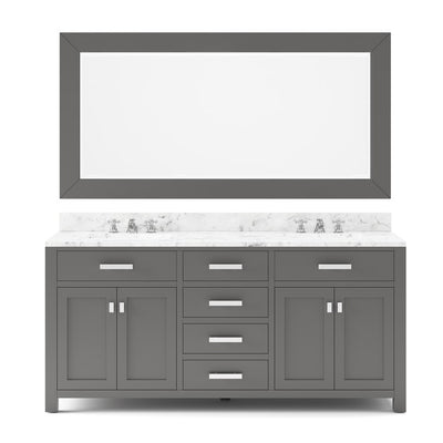 MADISON72GB Bathroom/Vanities/Double Vanity Cabinets with Tops