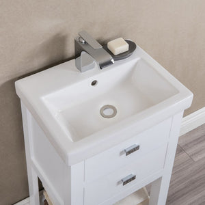 VERA18W Bathroom/Vanities/Single Vanity Cabinets with Tops