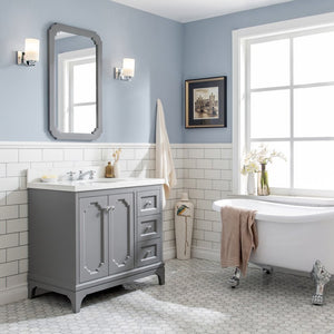 VQU036QCCG07 Bathroom/Vanities/Single Vanity Cabinets with Tops