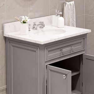 DERBY30GBF Bathroom/Vanities/Single Vanity Cabinets with Tops