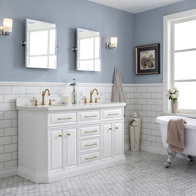 PA60C-0612PW Bathroom/Vanities/Single Vanity Cabinets with Tops