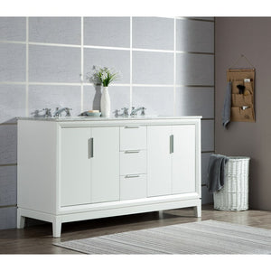 VEL060CWPW04 Bathroom/Vanities/Double Vanity Cabinets with Tops